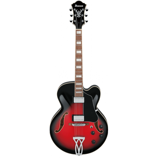 Напівакустична гітара Ibanez AF75-TRA Transparent Red Sunburst Artcore 59123 фото